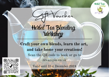 Load image into Gallery viewer, Herbal tea workshop Gift Voucher
