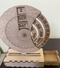 Load image into Gallery viewer, Infinity Calendar - wooden perpetual floating