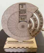 Load image into Gallery viewer, Infinity Calendar - wooden perpetual floating