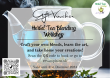 Load image into Gallery viewer, Herbal tea workshop Gift Voucher
