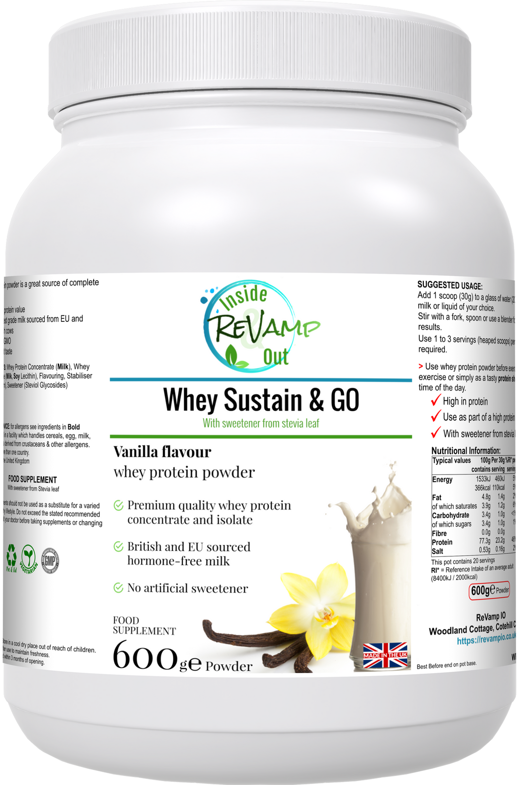 Whey Sustain & GO